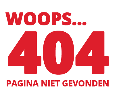 404 error pagina niet gevonden
